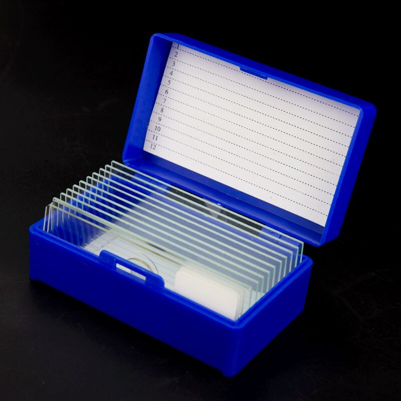 Microscope Accessories Kit Biology Science Experiment Sets Box Microscope Glass Slides Cover Slip 11pc/Box Set
