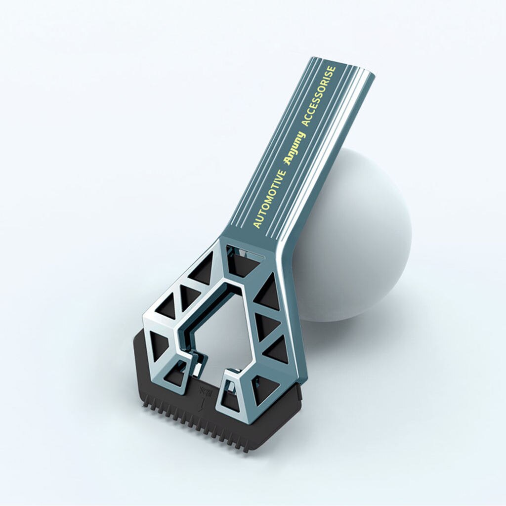 Universal Car Snow Shovel Non-Slip Handle Ice Scraper Ice Breaker EVA Sponge Tools Snow Brushes Windshield for Outdoor Winter: Single Dark Blue 