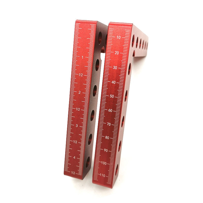2Pc 90 Degrees Auxiliary Fixture Splicing Board Positioning Panel Fixed Clip Carpenter's Square Ruler L-Shaped Woodworking Tool