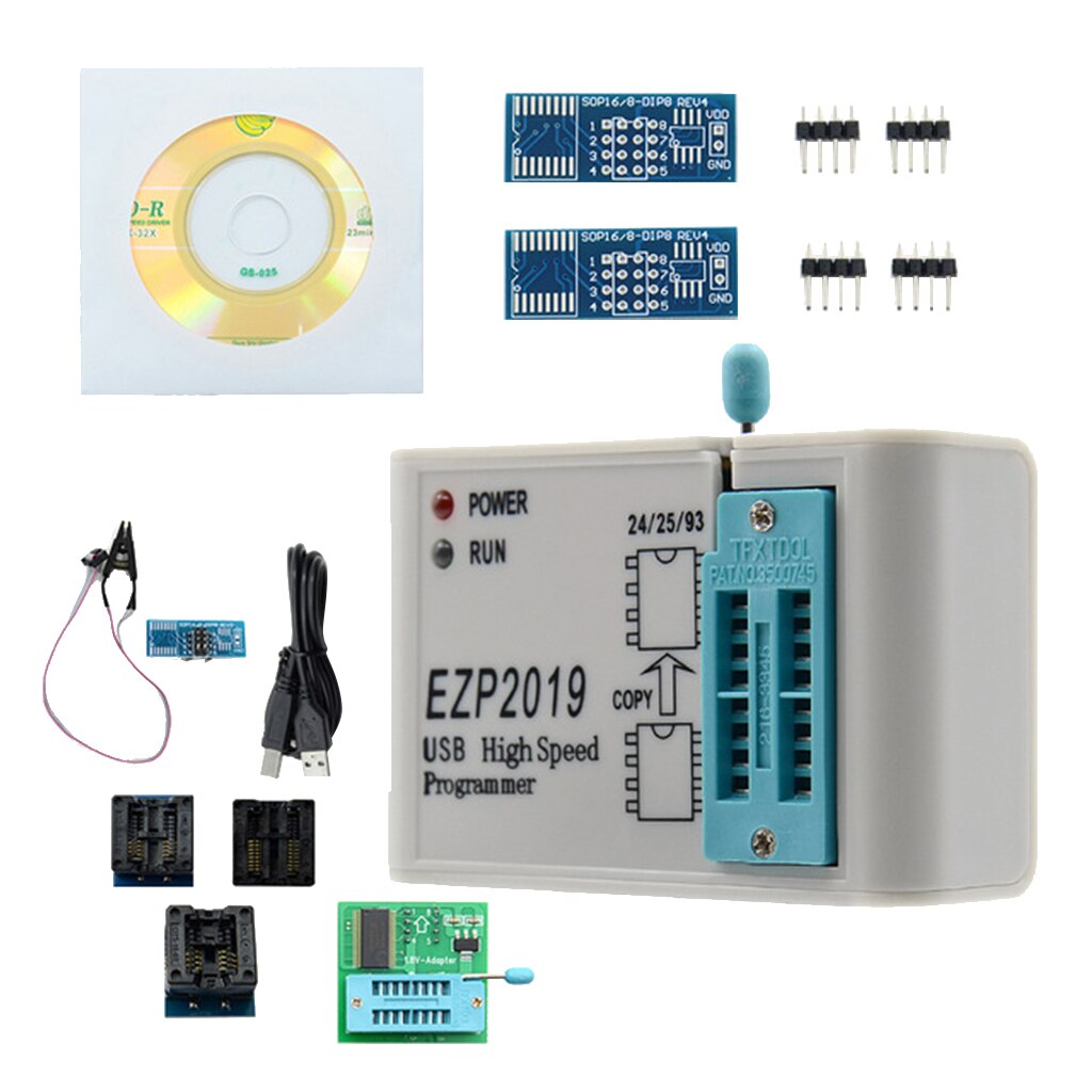 High-Speed USB SPI Programmer Better Than EZP2019 Supports 24 25 93 25 EEPROM 25 Flash Bios WIN7 WIN8