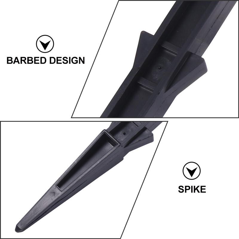 10 pces de plástico novela tenda estaca tenda toldo pegs fixos útil tendas prego acessório tenda unhas