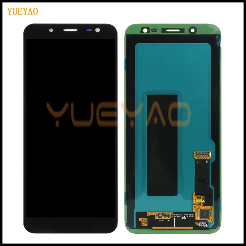 100% Original 5.6'' Super AMOLED LCD For Samsung Galaxy J6 J600F J600 Display With Touch Screen Assembly Replacement Parts