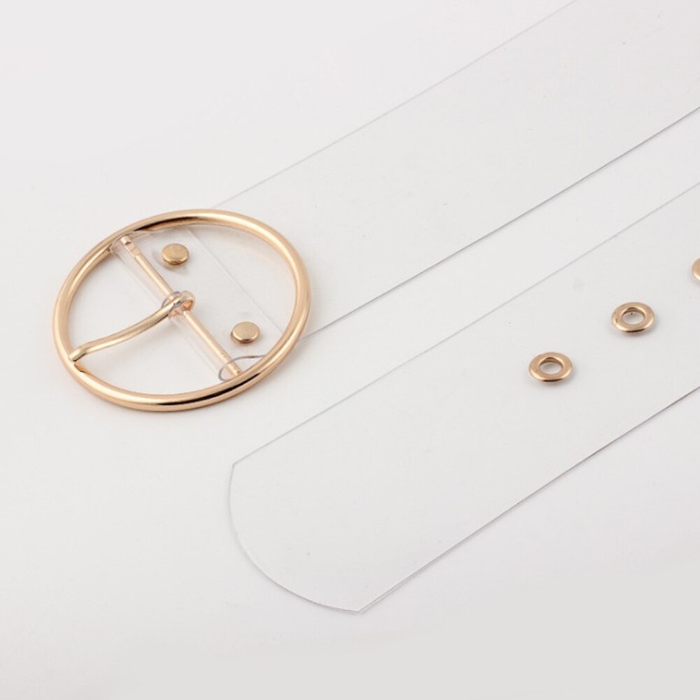 Clear Heart Belt Women Simple Plastic PVC Transparent Dress Belts For Jeans Metal Pin Buckle Trouser Waistband: 13