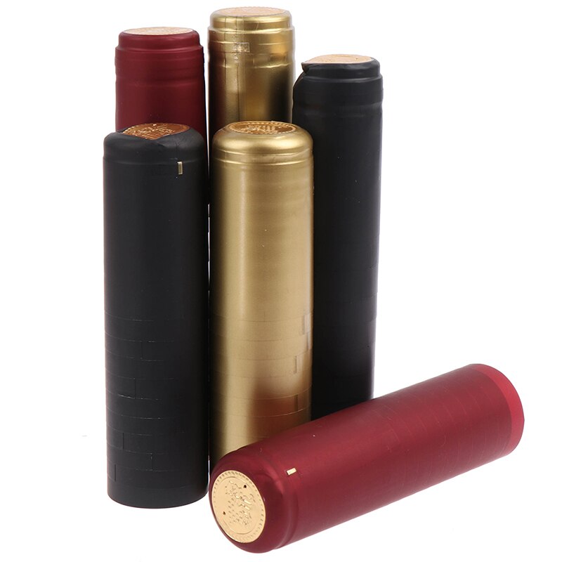 Cápsulas retráctiles para botellas de vino, tapón termorretráctil para botellas de vino, 10 Uds.