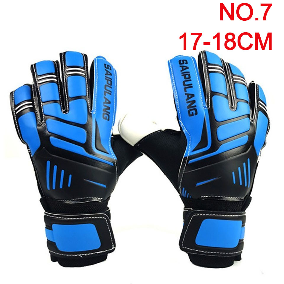 Loogdeel Fußball-Torwarthandschuhe für Erwachsene, verdicktes Latex, für Torwart, Kinder, Fußball, Handtrainingszubehör, Trainingshandschuhe: green