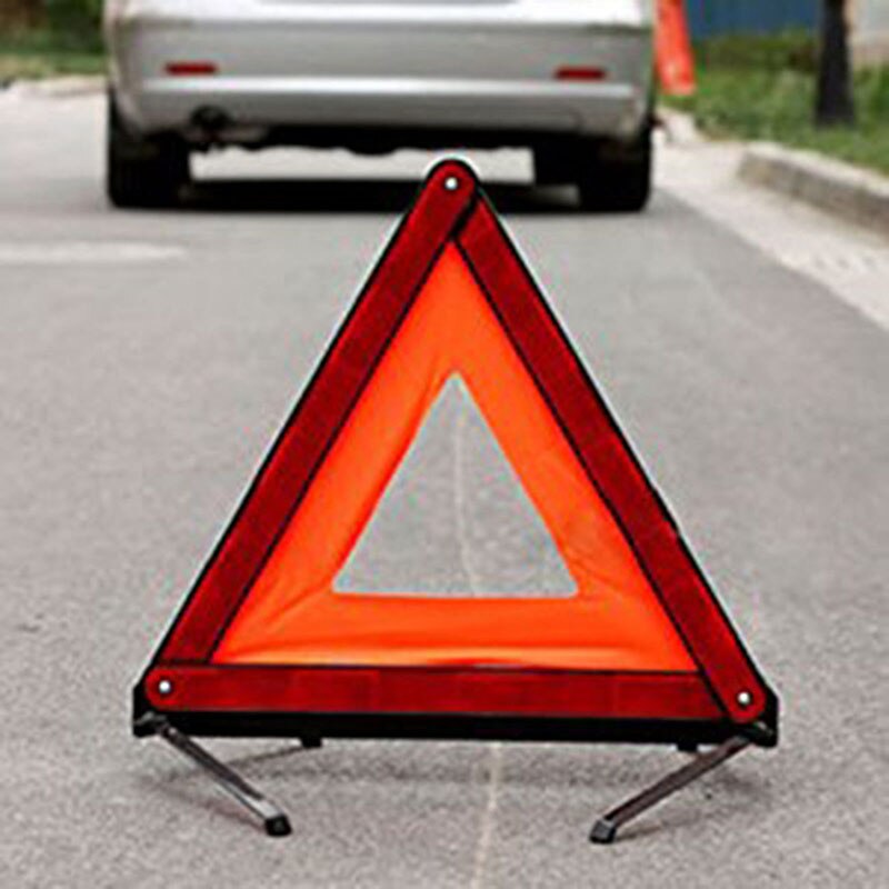 3Pcs Early Warning Road Safety Triangular Kit Reflective Sign Emergency Signals XR657