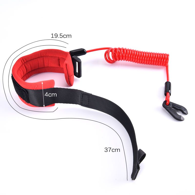 Boot Buitenboordmotor Motor Lanyard Kill Stop Switch Safether Cord Safety Lanyard Pak Voor De Meeste Boardmotor