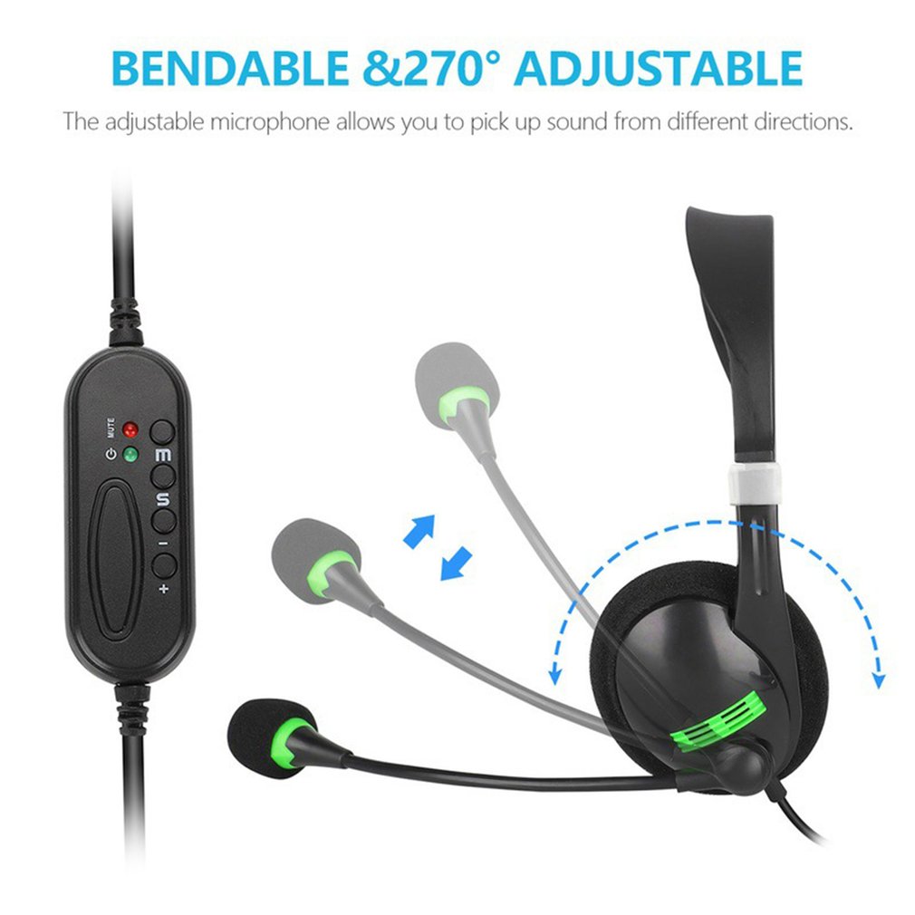 3.5mm interfejs USB na głowę gamingowy zestaw słuchawkowy Laptop PC Earphon z mikrofonem izolacja w dół przewodowy słuchawki Stereo