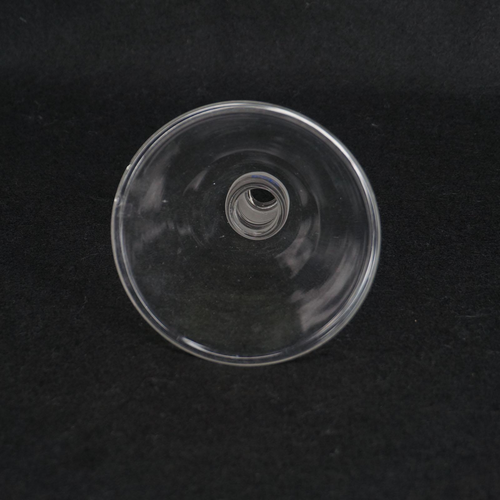 Embudo de laboratorio de vidrio cónico con junta de tierra de 100mm de diámetro 24/29, cristalería química