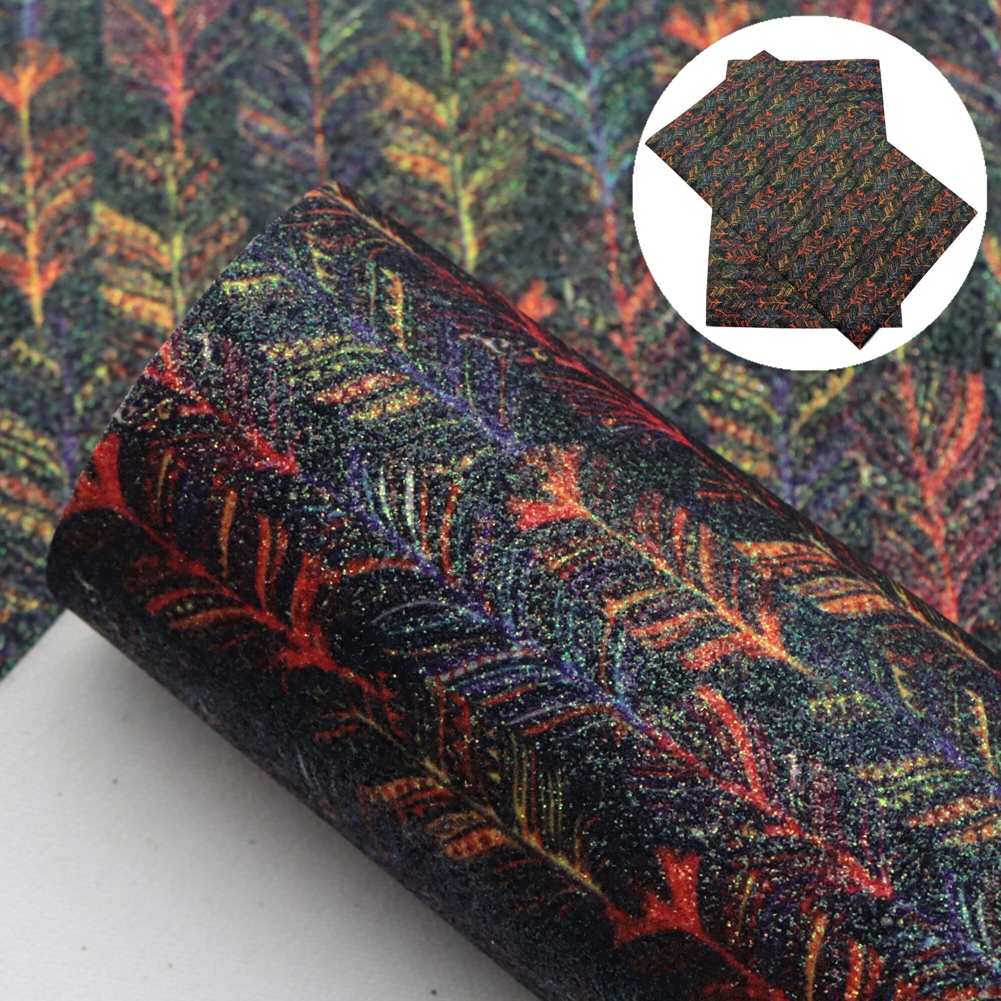 Veer Dreamcatcher Pijl Glitter Pu Kunstleer Kunstleer Stof Synthetisch Diy Waterdichte Naaien Boog Tas Broche Auto 20X33CM: 1080029011