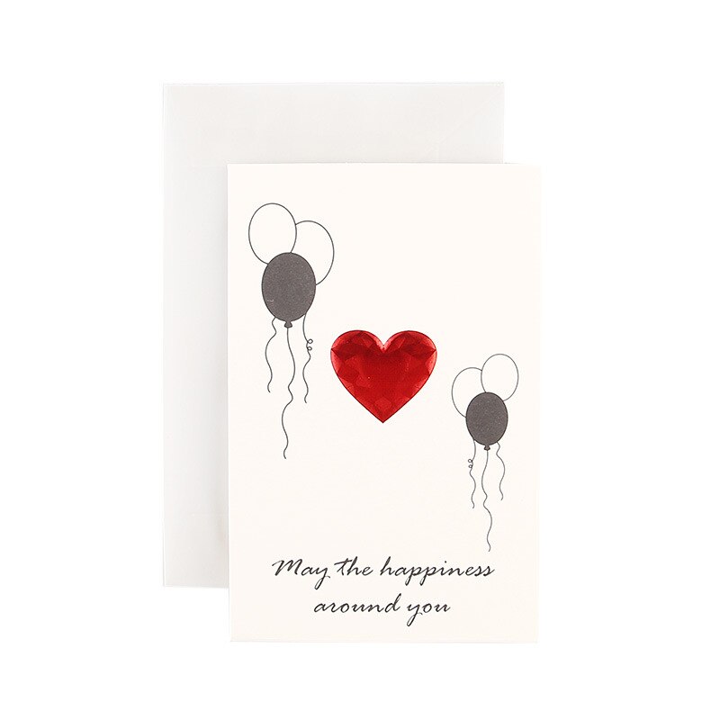 Carte de vœux créative avec enveloppe, 1 pièce, carte de vœux pour couple saint-valentin, carte de vœux pour petite amie et petit ami: 3