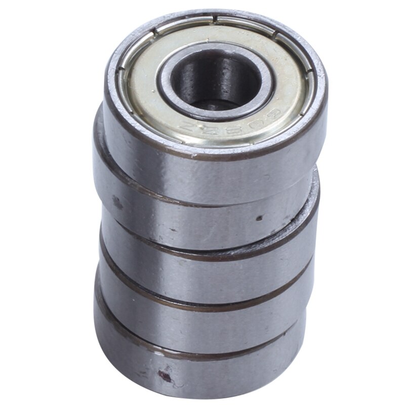 sourcing map 5 stuks kogellagers dubbel afgeschermde ABEC-5