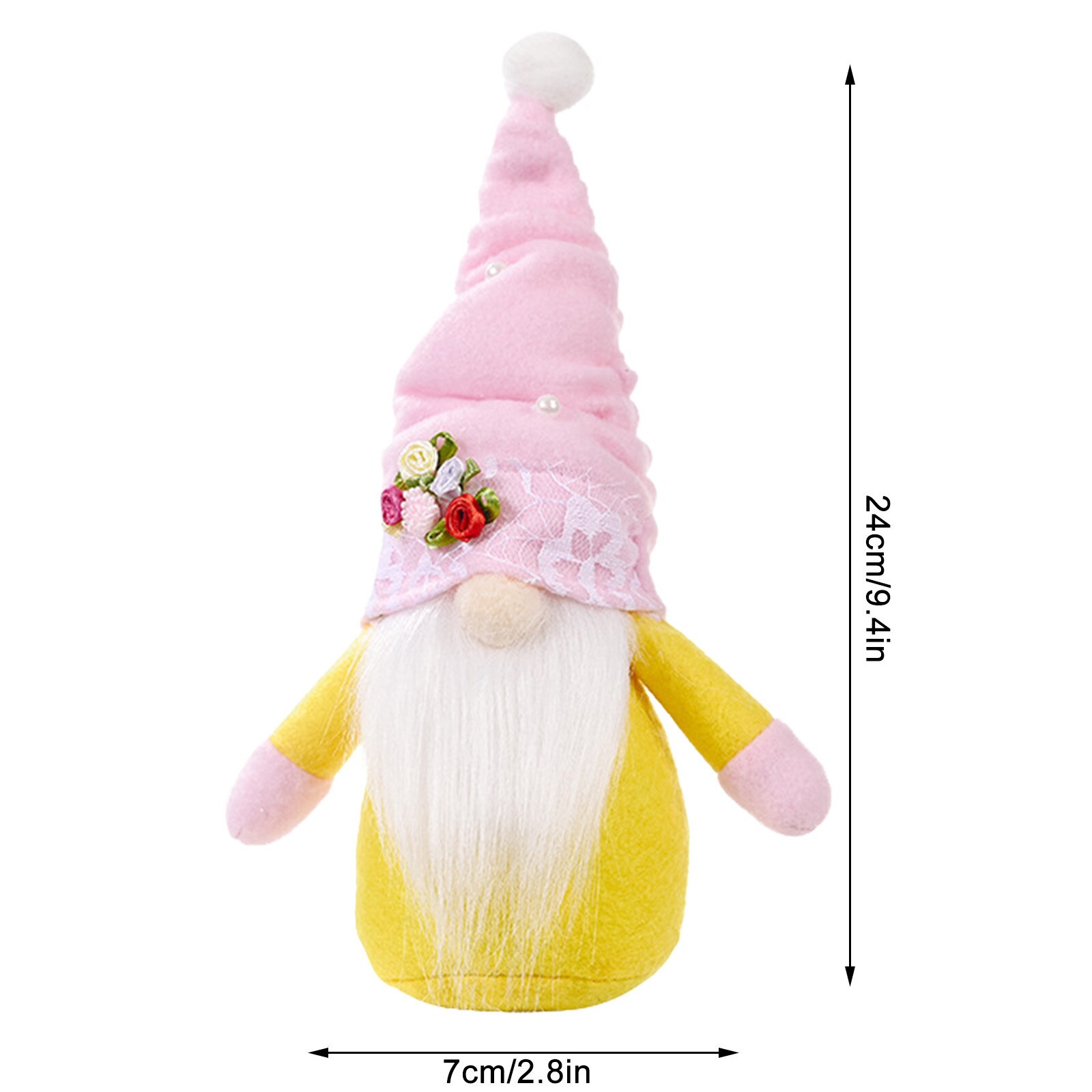 Spring Flowers Dwarf Gnome Mother's Day Gnomes Home Decoration Stuffed Soft Doll Cushion Sofa Pillow Xmas: C