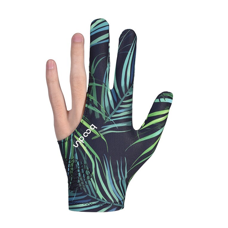 BOODUN – gants de billard pour hommes et femmes, 1 pièce, 3 doigts, Interchangeable, droitier ou gaucher: 1PCS Green