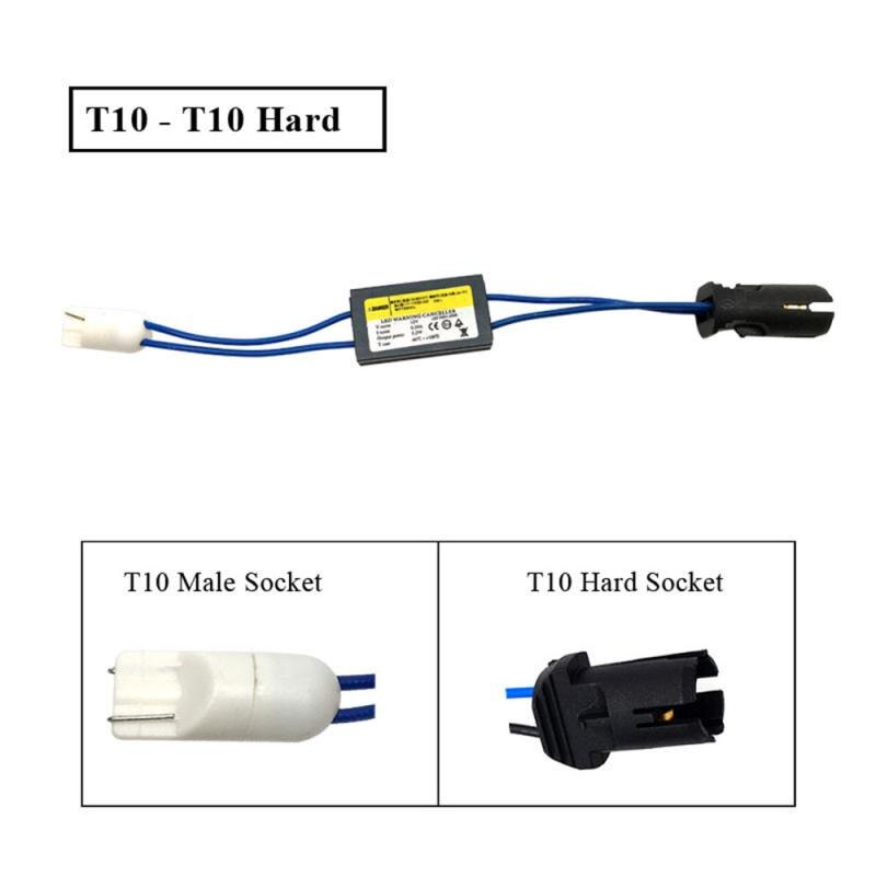 Decoder LED 501 T10 Error Load Resistor 90LM ! SH2 Car Light Accessories Car Lights 2pcs 12V Warning Canceller