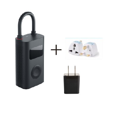 Xiaomi Electric Air Pump Mijia Rechargeable inflator 150PSI Smart Digital Tire Pressure Detection for Football Car Bike Pump: Add UK PLUG