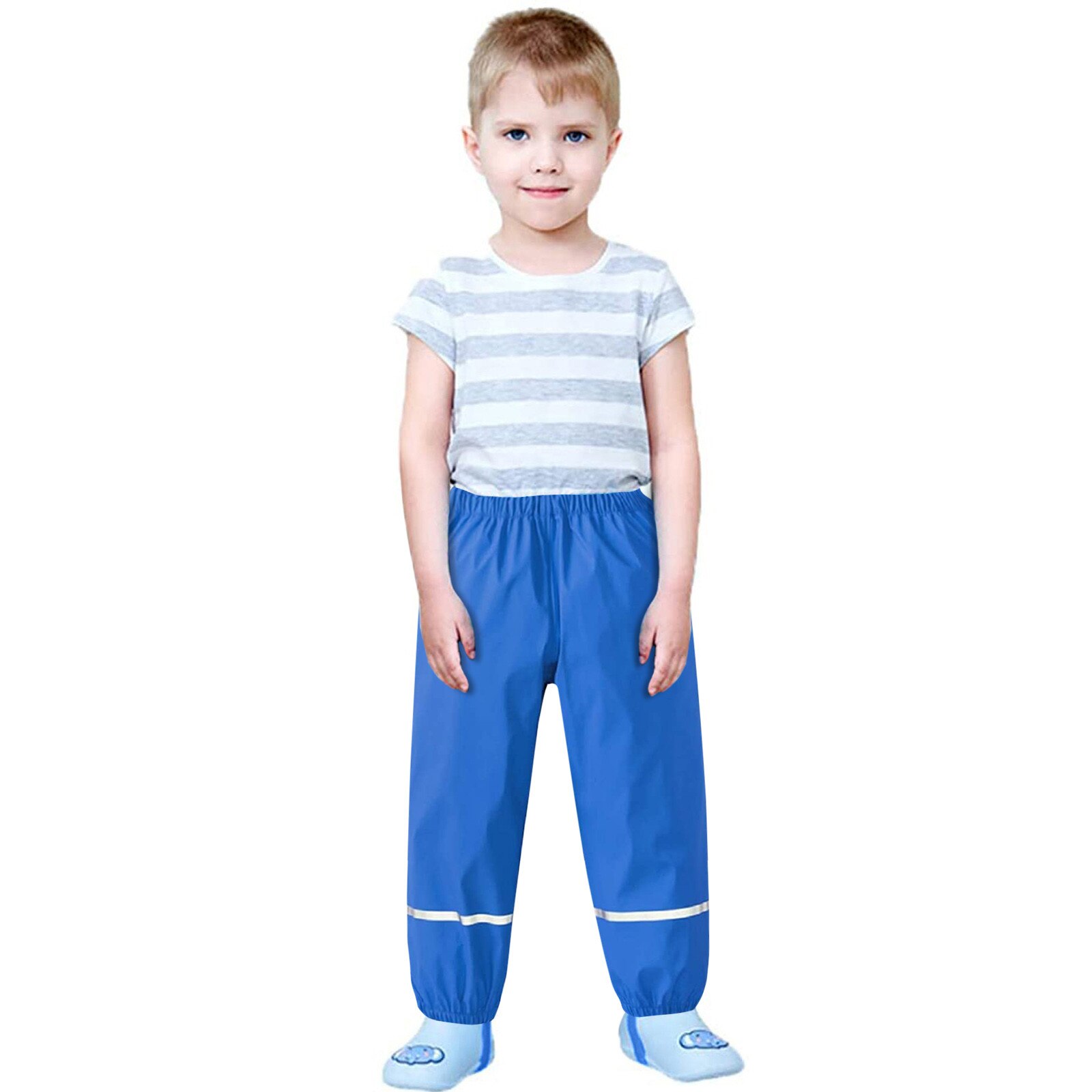 Monos impermeables y transpirables para bebés y niños, peto para la lluvia, pantalones de barro