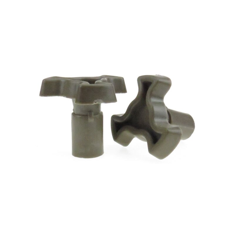 2 stücke Universal- Mikrowelle Kupplung Glas Plattenspieler Koppler Ersatzteile Stock Kupplung Zahn Werkzeuge Mikrowelle Zubehör Modell 2