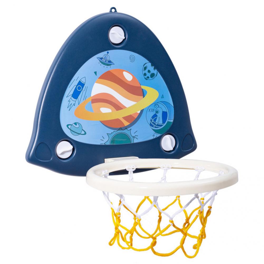 Basketball Hoop Kit High Elastic Ball Basketball Hoop Set Tear Resistant Compact Safe Folding Kid Basketball Kit