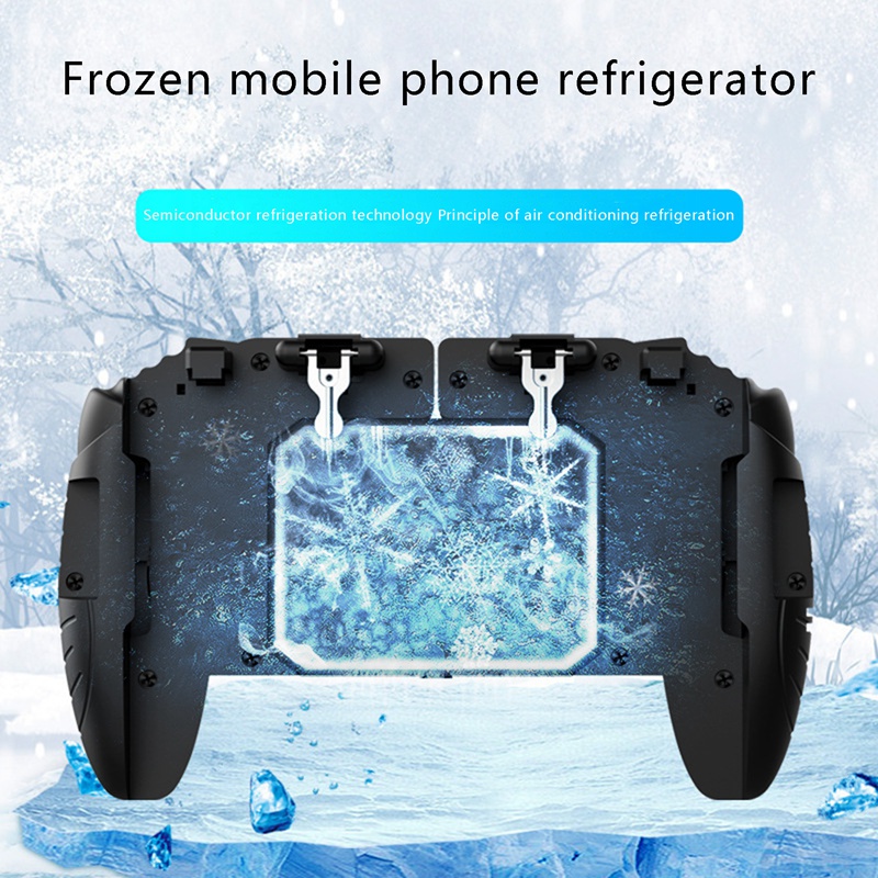 Nowy-dla PUGB kontroler gier półprzewodnikowy telefon Cooler Gamepad telefon wyzwalacz dla 4-6.5 cal iPhone Huawei Xiaomi telefon
