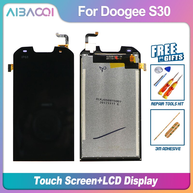 Touch Screen+LCD Display Assembly Replacement For Doogee S30/S40/S55/S60/S68 Pro/S70/S88 Pro/S90/A95 Pro/Shoot 1 Phone: S30