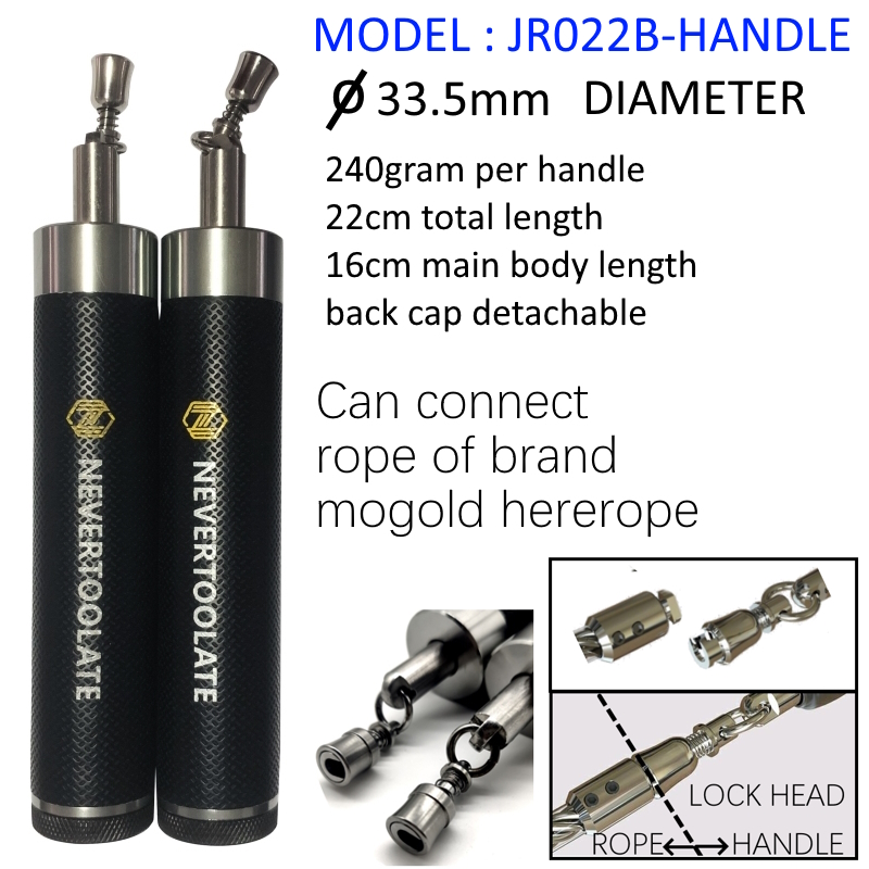 Mango de repuesto con sistema de bloqueo, cuerda de cambio RA IGNITE, accesorios pesados, cuerda para saltar, cuerda para crossfit: YELLOW