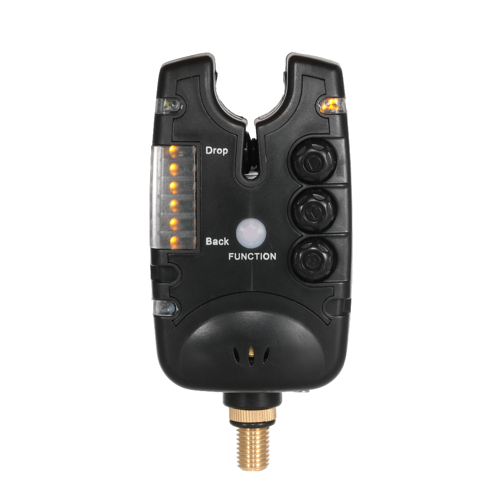 Lixada Fishing Alarm 6 LEDs Fishing Alerts Bite Alarm Pesca Indicator Sound on Fishing Rods Tackle Gear Tone Volume JY-28 Carp