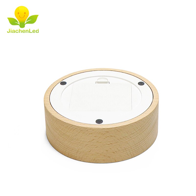Products Touch Switch 3D Lamp Base Wood RGB Lamp Led Wood Night Light Base RGB