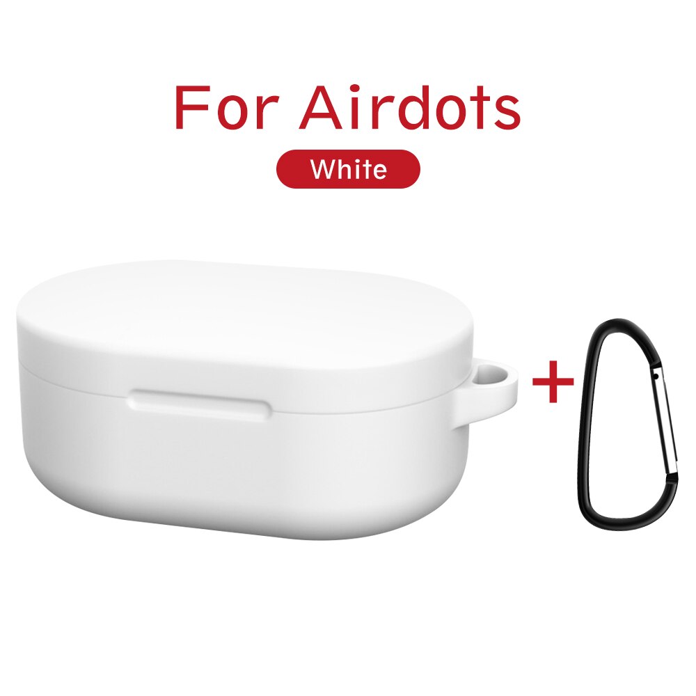 funda protectora de silicona para Redmi Airdots airdots airdot TWS funda inalámbrica Bluetooth para auriculares con gancho: 01