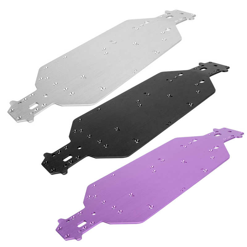 Aluminum Alloy Chassis Upgrade Parts Fit for HSP 94107 94111 94110 94124 RC Car