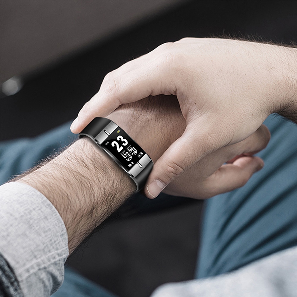 Smartwatch Kebidu - Tkanka Tłuszczowa, Tętno, Ciśnienie Krwi, Prognoza Pogody, Opaska Fitness Android iOS