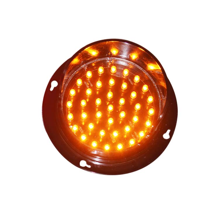 Promotieprijs Hoge helderheid DC 12V rood geel groen LED-signaallicht 100 mm verkeerslicht te: YELLOW