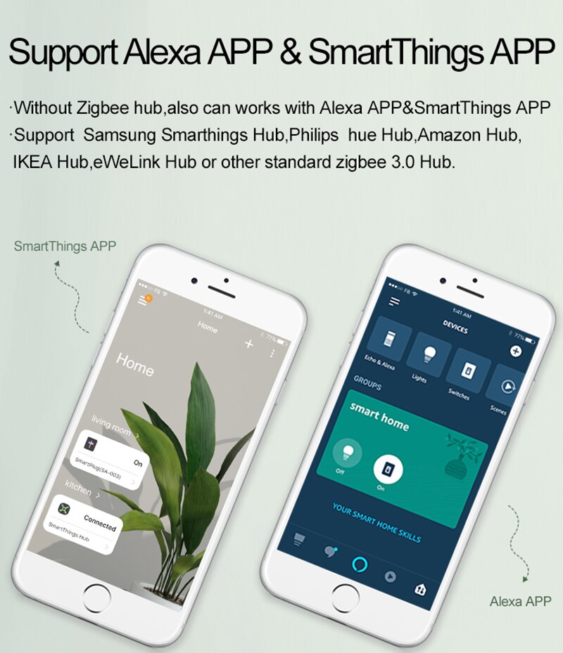 Smart Wireless Remote Switch Socket Smart Home Automation Remote Control Switch Relay Zigbee Switch/Alexa /Smart Home APP