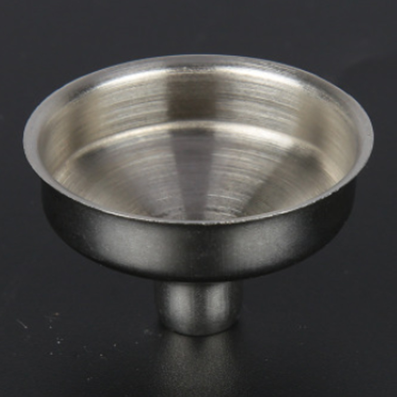 10 pcs /lot Stainless Steel small metal funnels for Hip Flask Oil Bottle Mini Funnel For All kinds Of Hip Flasks Pot Wine Filler: Default Title