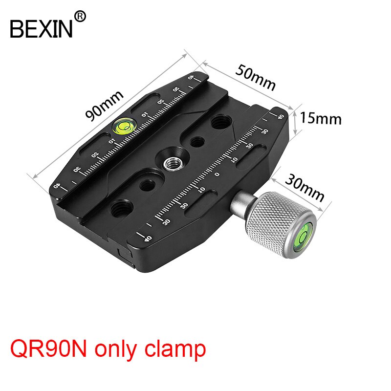 Camera quick release clamp tripod plate mount adapter dslr camera stand shooting profession tripod clamp for point camera: QR90N