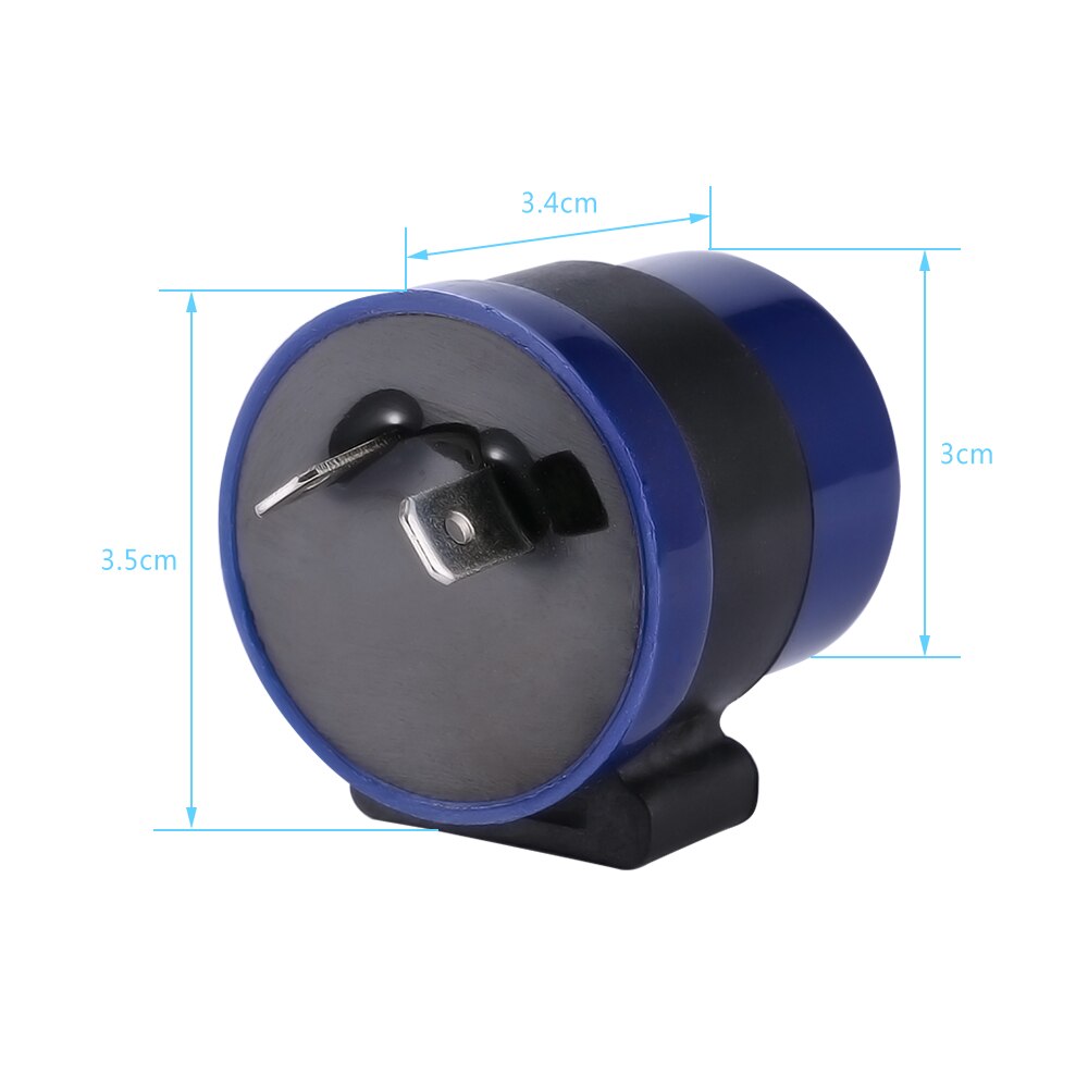 2-Pin Flasher Relay Motorcycle Flasher Beeper Relay Turn Signal Indicator Blinker 6V-12V Blue Motorcycle Accessories Universal