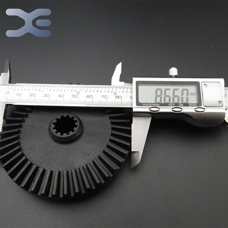 2 st/set köttkvarn delar kugghjul plast kugghjul 43 kugghjul diameter 86.6mm oanvända