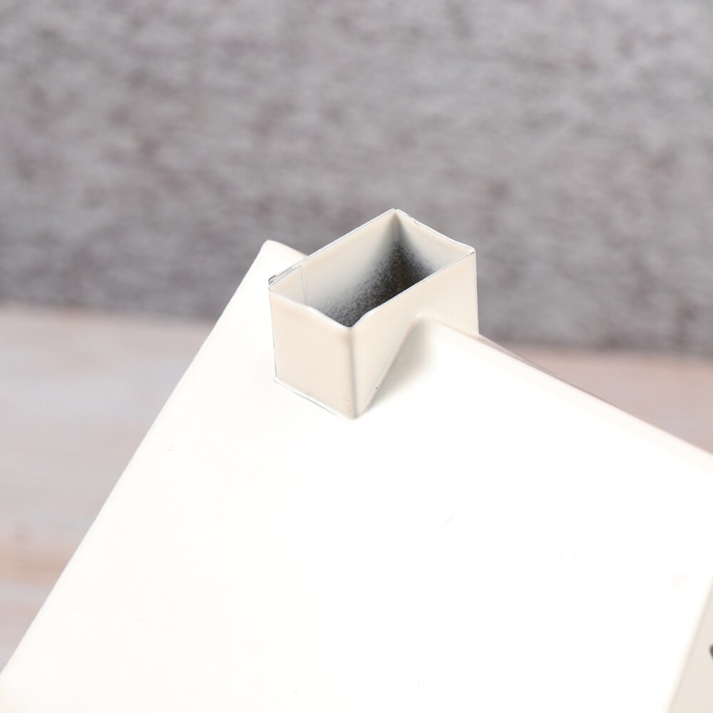 Candlestick White Iron House Shaped Lantern Crafts for Living Room Home Wedding