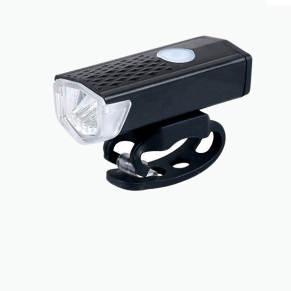 Bike Bicycle Light Headlight Battery USB LED Rechargeable Waterproof Handlebar Frame Lamp Flashlight High Luminosity White Other: Black Headlight only