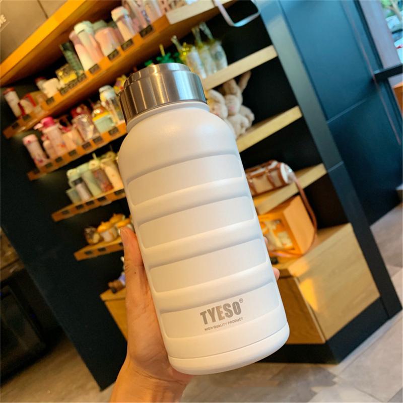 TYESO – bouteille bouilloire grande capacité de 1000ml, gourde pour le sport en plein air, le cyclisme, l&#39;alpinisme, à la: 01 White