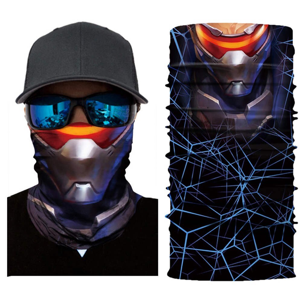 Cycling Motorcycle Head Scarf Neck Warmer Face Mask Ski Balaclava HeadbandMask Scary halloween Face Shield OutdoorZ0301: 4