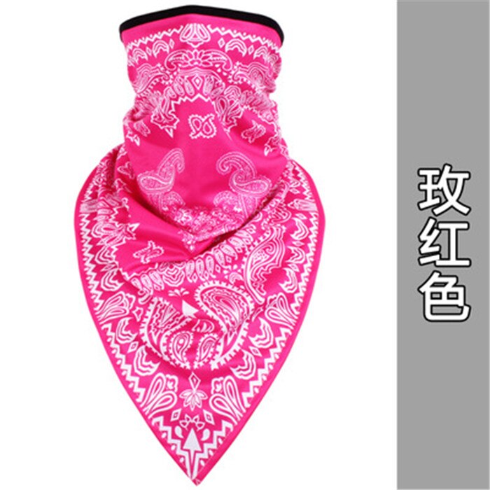 Mode Hip Hop Cashew Bloem Driehoek Magische Sjaal Bandana Straat Skateboard Gezichtsmasker Sjaal Fiets Sjaal Masker: 08
