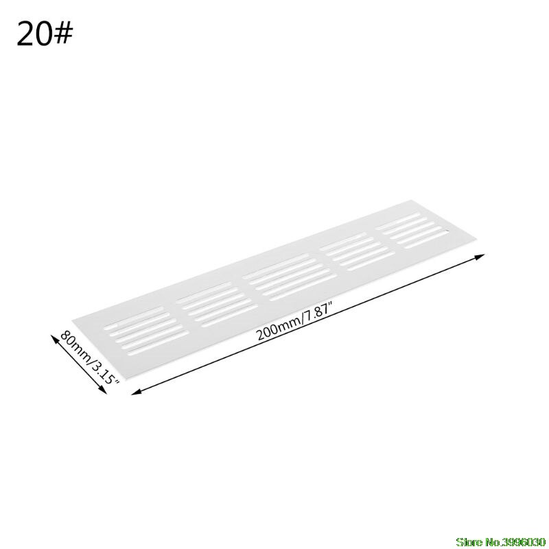 Aluminiumslegering lufthull perforert ark web tallerken ventilasjonsgitter: 20