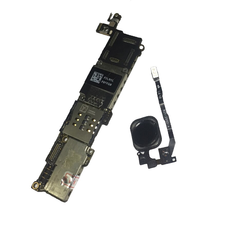 Placa base original para iphone 5S 5 S, 16gb, 32gb, 64gb, desbloqueada con/sin ID táctil, Sistema IOS de identificación limpia