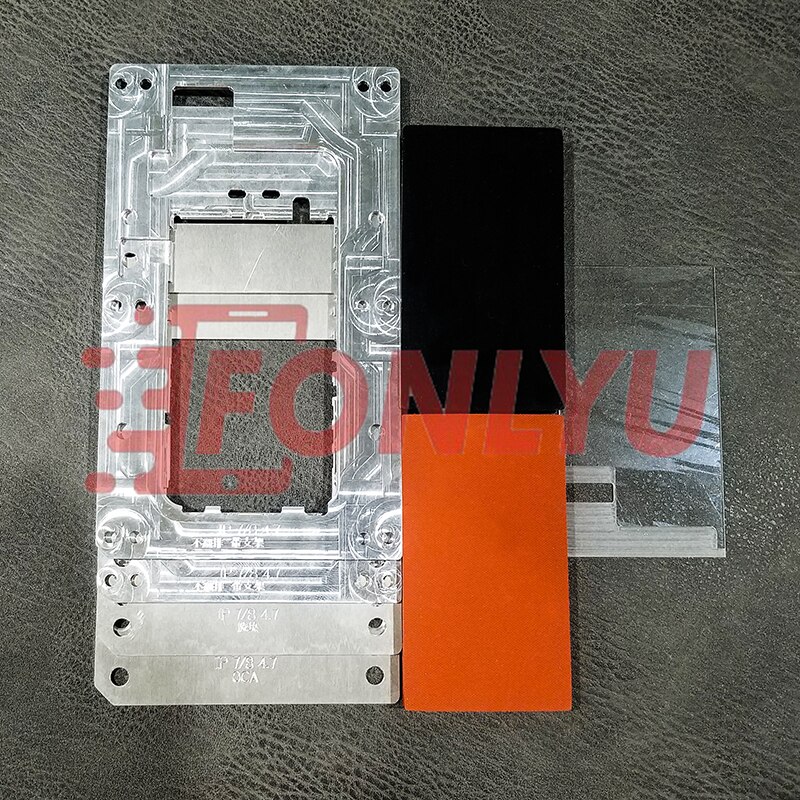 YMJ LCD Screen Front Outer Glass OCA Alignment Laminating Mold For iPhone 6G 6P 6S 6SP 7G 7P 8G 8P Mobile Phone Repair Tools Set