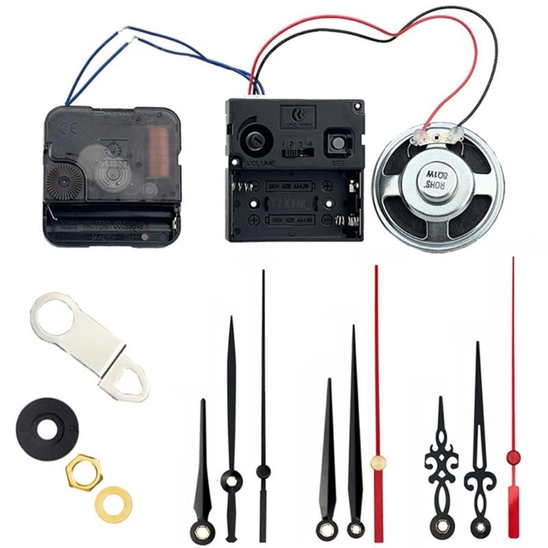 652F Quartzs Clock Movement Set Battery Operated Replacement Part for Wall Clocks Crafting Projects Repair Part J0063+026+005