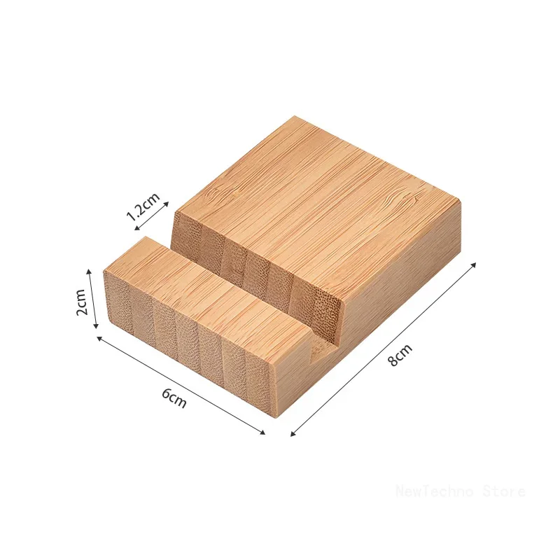 Estantes universales de madera maciza para teléfono móvil, soporte de escritorio Simple para teléfono móvil, tableta, PC, lector electrónico, soporte portátil para teléfono móvil