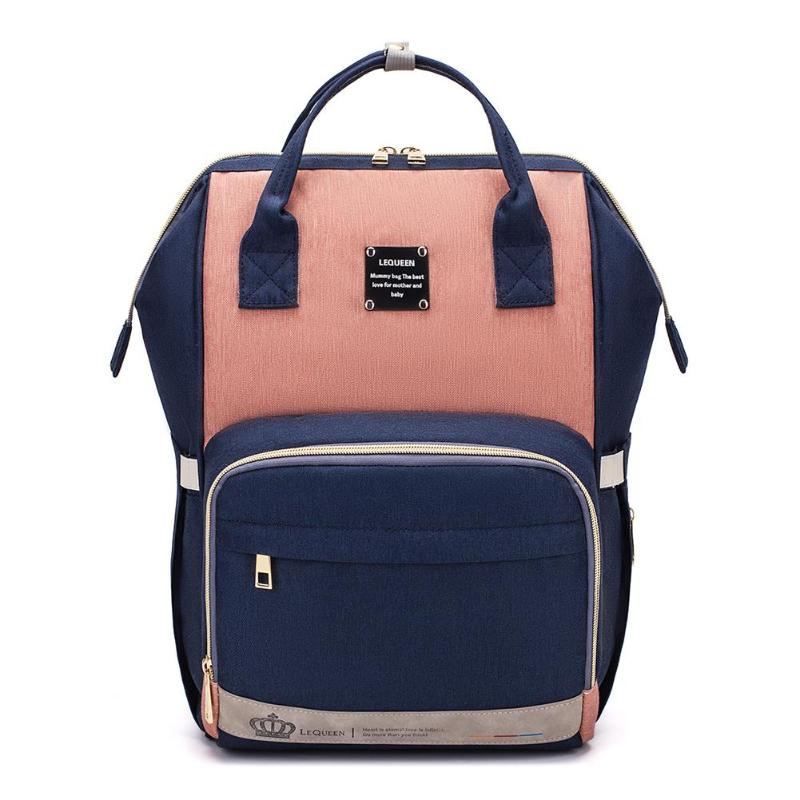 LEQUEEN Diaper Baby Bags Backpack For Moms Baby Bag Maternity Hospital Bag Care Nappy Bag Travel Stroller Send Free Hooks bolsos: orange blue