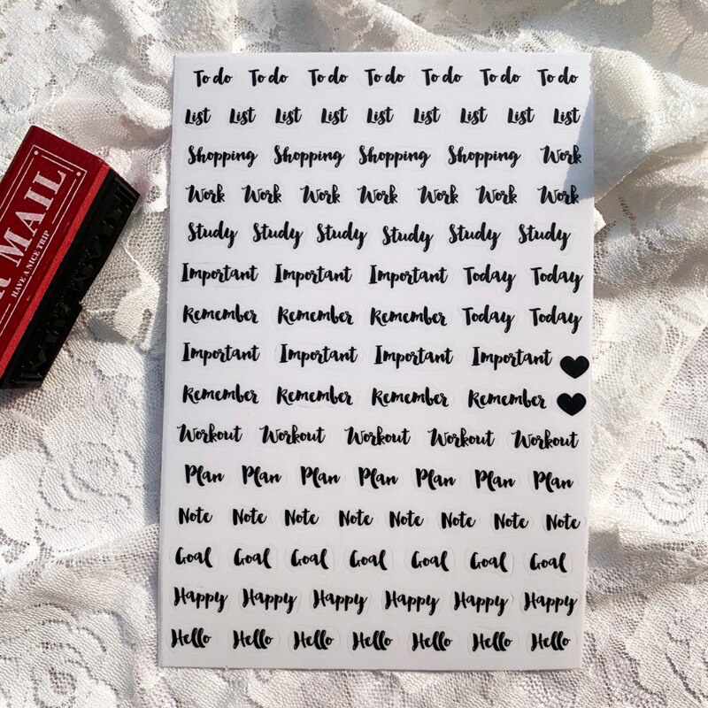 WOKO 8pcs Black Basic Calendar Week Plan Date Numb Vicedeal WOKO 8pcs Black Basic Calendar Week Plan Date Numb Vicedeal