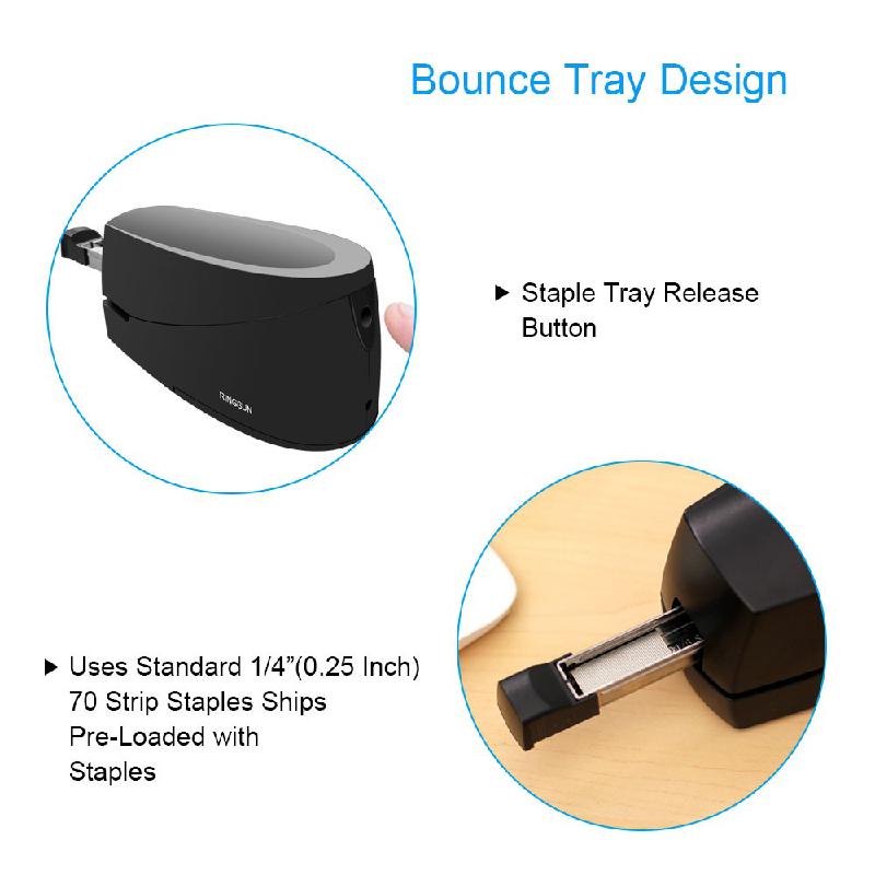 Paper Documents For School Home And Office Automatic Stapler Binding Machine Office Stationery Electric Automatic Stapler
